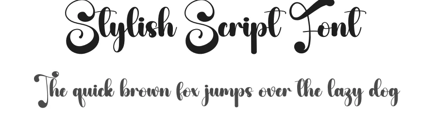 Stylish Script Font by creativeletter — Script Handwritten Font