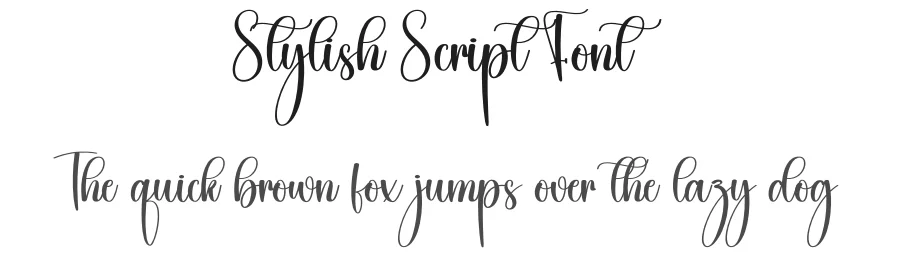 Stylish Script Font by creativeletter — Script Handwritten Font