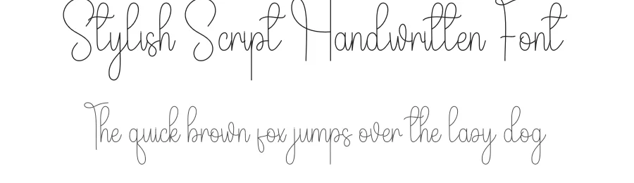 Stylish Script Handwritten Font by andikastudio — Script Handwritten Font