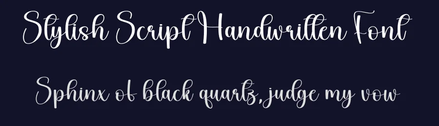 Stylish Script Handwritten Font by andikastudio — Script Handwritten Font — thumbnail 2