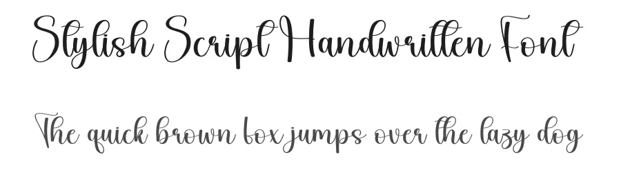 Stylish Script Handwritten Font by andikastudio — Script Handwritten Font