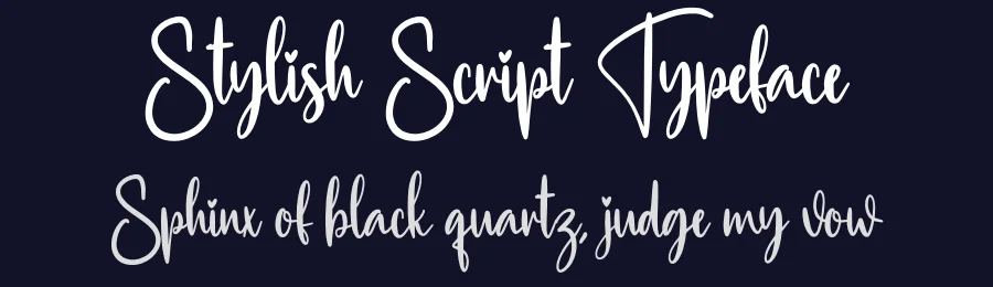 Stylish Script Typeface by creativeletter — Script Handwritten Font — thumbnail 2