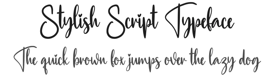 Stylish Script Typeface by creativeletter — Script Handwritten Font