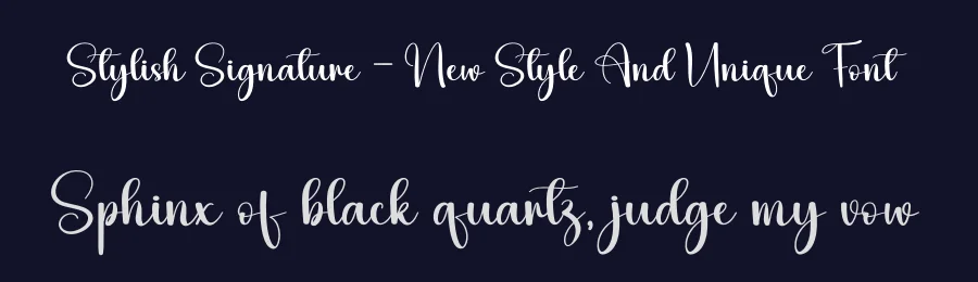 Stylish Signature – New Style And Unique Font by andikastudio — Script Handwritten Font — thumbnail 2