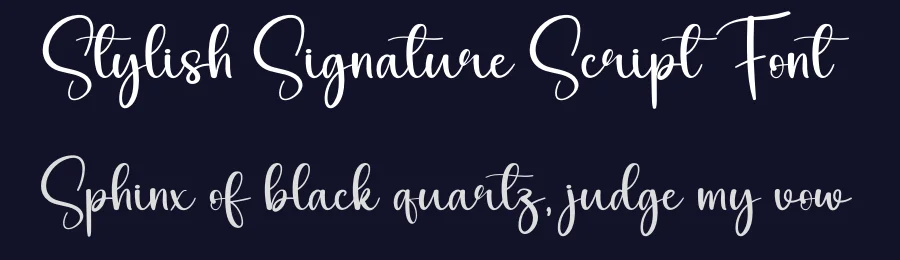 Stylish Signature Script Font by creativeletter — Script Handwritten Font — thumbnail 2
