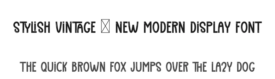 Stylish Vintage – New Modern Display Font by inermediaSTUDIO — Display Font