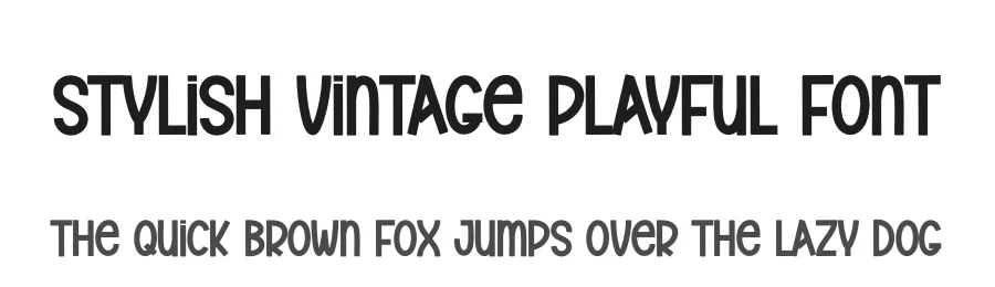 Stylish Vintage Playful Font by creativeletter — Display Font