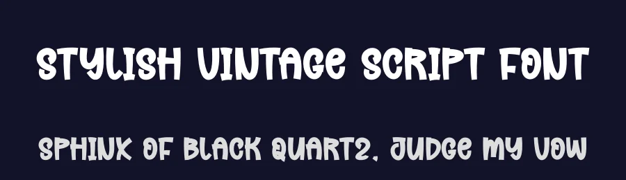 Stylish Vintage Script Font by andikastudio — Display Font — thumbnail 2