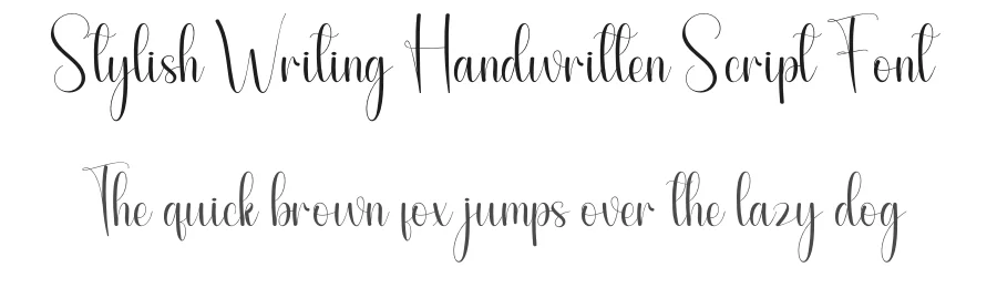 Stylish Writing Handwritten Script Font by andikastudio — Script Handwritten Font