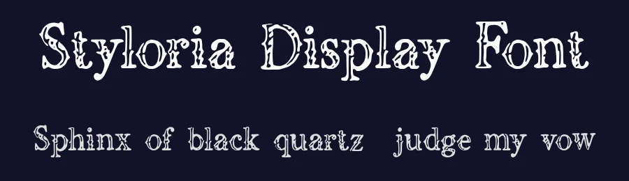Styloria Display Font by pandekastudio — Decorative Font — thumbnail 2