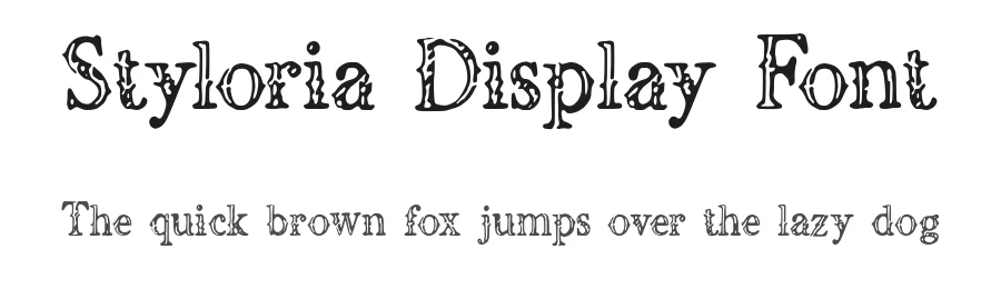 Styloria Display Font by pandekastudio — Decorative Font