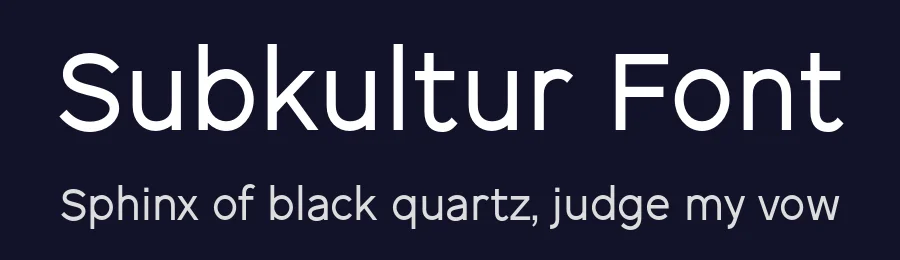 Subkultur Font by Bolditalic Studio — Sans Serif Font — thumbnail 2