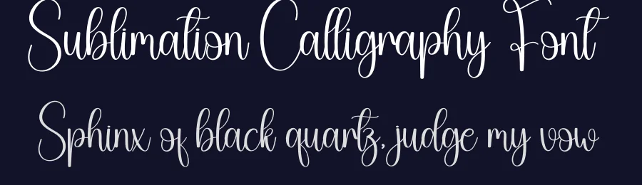 Sublimation Calligraphy Font by creativeletter — Script Handwritten Font — thumbnail 2