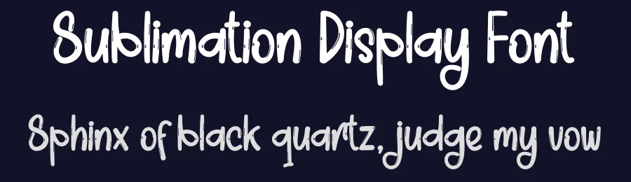 Sublimation Display Font by creativeletter — Script Handwritten Font — thumbnail 2