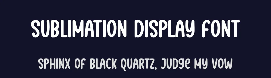 Sublimation Display Font by andikastudio — Script Handwritten Font — thumbnail 2