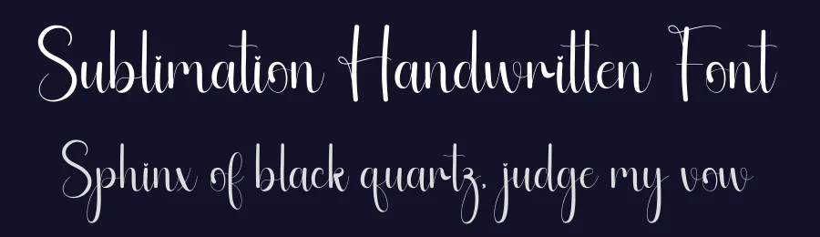 Sublimation Handwritten Font by andikastudio — Script Handwritten Font — thumbnail 2