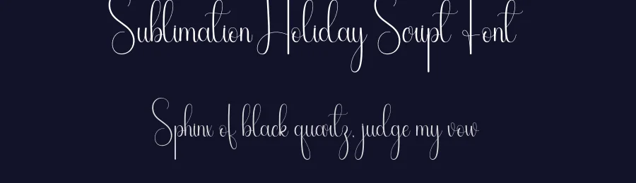 Sublimation Holiday Script Font by andikastudio — Script Handwritten Font — thumbnail 2