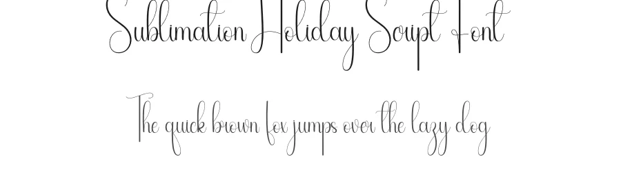 Sublimation Holiday Script Font by andikastudio — Script Handwritten Font
