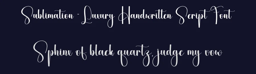 Sublimation – Luxury Handwritten Script Font by andikastudio — Display Font — thumbnail 2