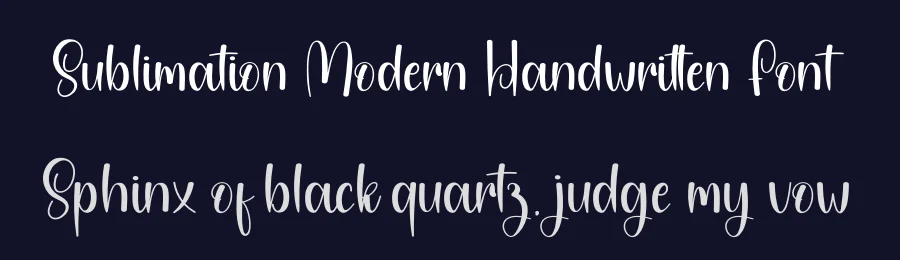 Sublimation Modern Handwritten Font by andikastudio — Script Handwritten Font — thumbnail 2