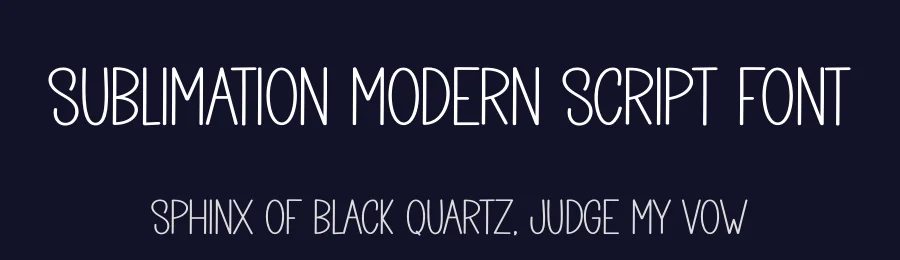 Sublimation Modern Script Font by creativeletter — Script Handwritten Font — thumbnail 2