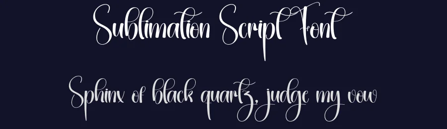 Sublimation Script Font by creativeletter — Script Handwritten Font — thumbnail 2