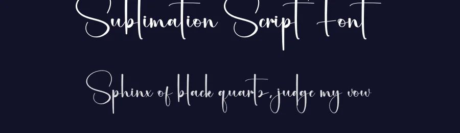 Sublimation Script Font by creativeletter — Script Handwritten Font — thumbnail 2