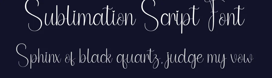Sublimation Script Font by creativeletter — Script Handwritten Font — thumbnail 2