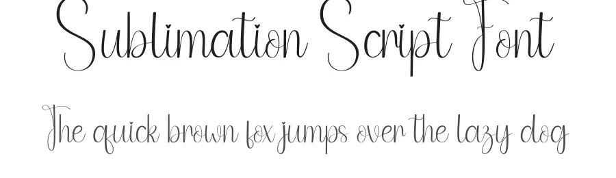 Sublimation Script Font by creativeletter — Script Handwritten Font