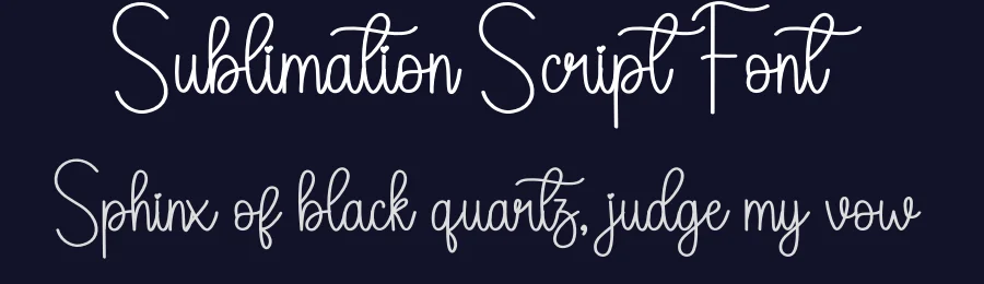 Sublimation Script Font by andikastudio — Script Handwritten Font — thumbnail 2