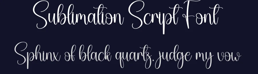 Sublimation Script Font by creativeletter — Script Handwritten Font — thumbnail 2