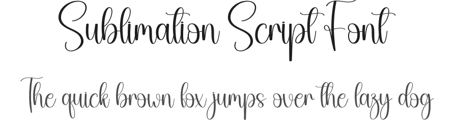Sublimation Script Font by creativeletter — Script Handwritten Font