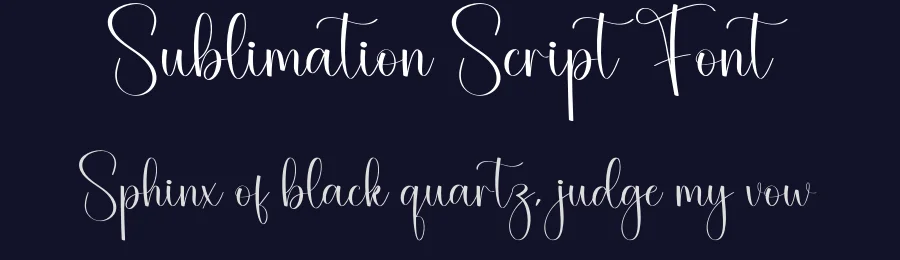 Sublimation Script Font by creativeletter — Script Handwritten Font — thumbnail 2
