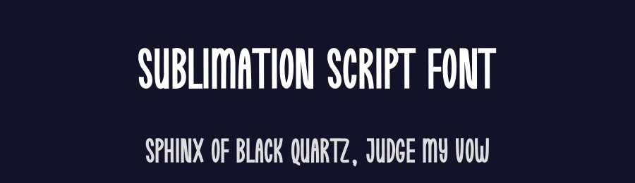 Sublimation Script Font by andikastudio — Display Font — thumbnail 2