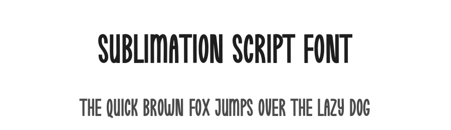 Sublimation Script Font by andikastudio — Display Font
