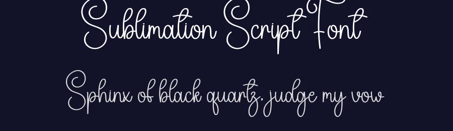 Sublimation Script Font by creativeletter — Script Handwritten Font — thumbnail 2