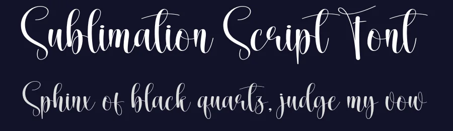 Sublimation Script Font by creativeletter — Script Handwritten Font — thumbnail 2