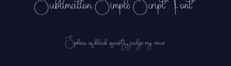 Sublimation Simple Script Font by freshtypeink — Script Handwritten Font — thumbnail 2