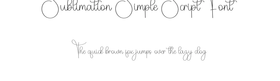 Sublimation Simple Script Font by freshtypeink — Script Handwritten Font