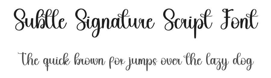 Subtle Signature Script Font by inermediaSTUDIO — Script Handwritten Font