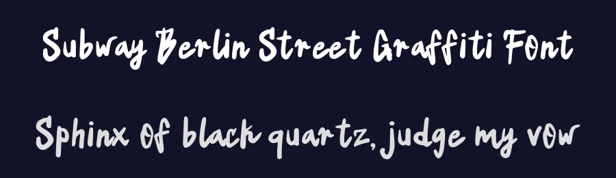 Subway Berlin Street Graffiti Font by Mei Suseno — Decorative Font — thumbnail 2