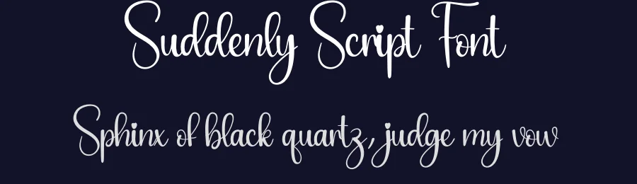 Suddenly Script Font by creativeletter — Script Handwritten Font — thumbnail 2
