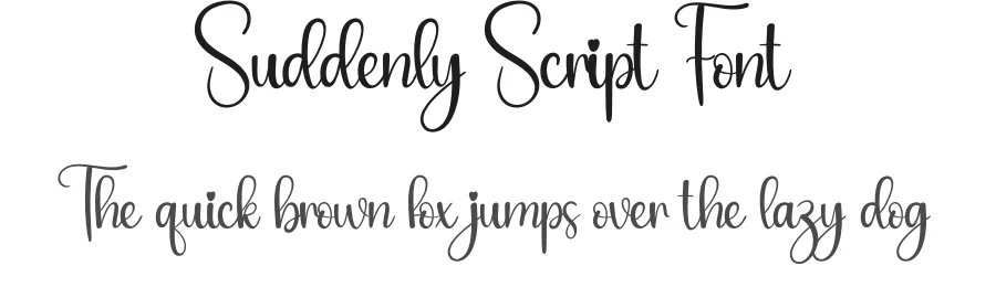 Suddenly Script Font by creativeletter — Script Handwritten Font