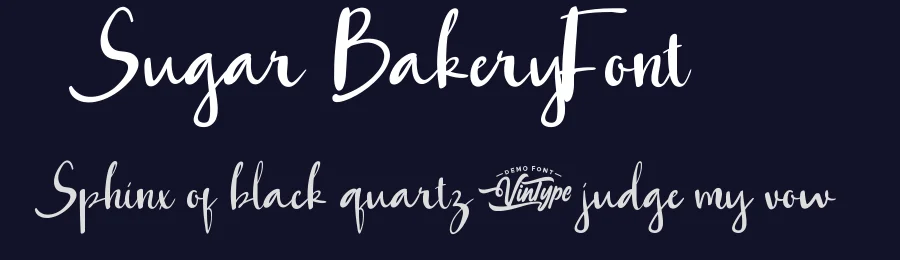 Sugar Bakery Font by VinType — Script Handwritten Font — thumbnail 2