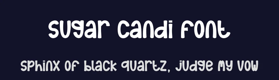 Sugar Candi Font by creativeletter — Display Font — thumbnail 2