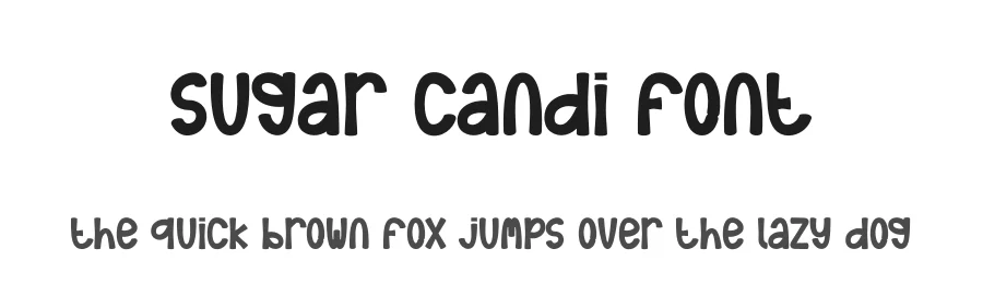 Sugar Candi Font by creativeletter — Display Font