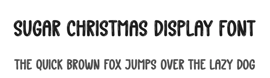 Sugar Christmas Display Font by creativeletter — Display Font