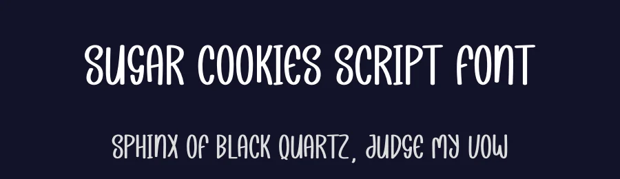 Sugar Cookies Script Font by creativeletter — Display Font — thumbnail 2