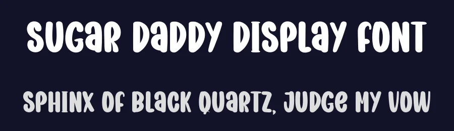 Sugar Daddy Display Font by inermediaSTUDIO — Display Font — thumbnail 2