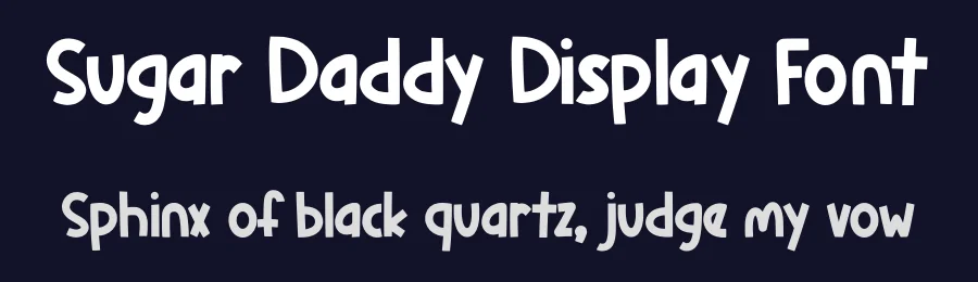 Sugar Daddy Display Font by Nadiratype — Display Font — thumbnail 2